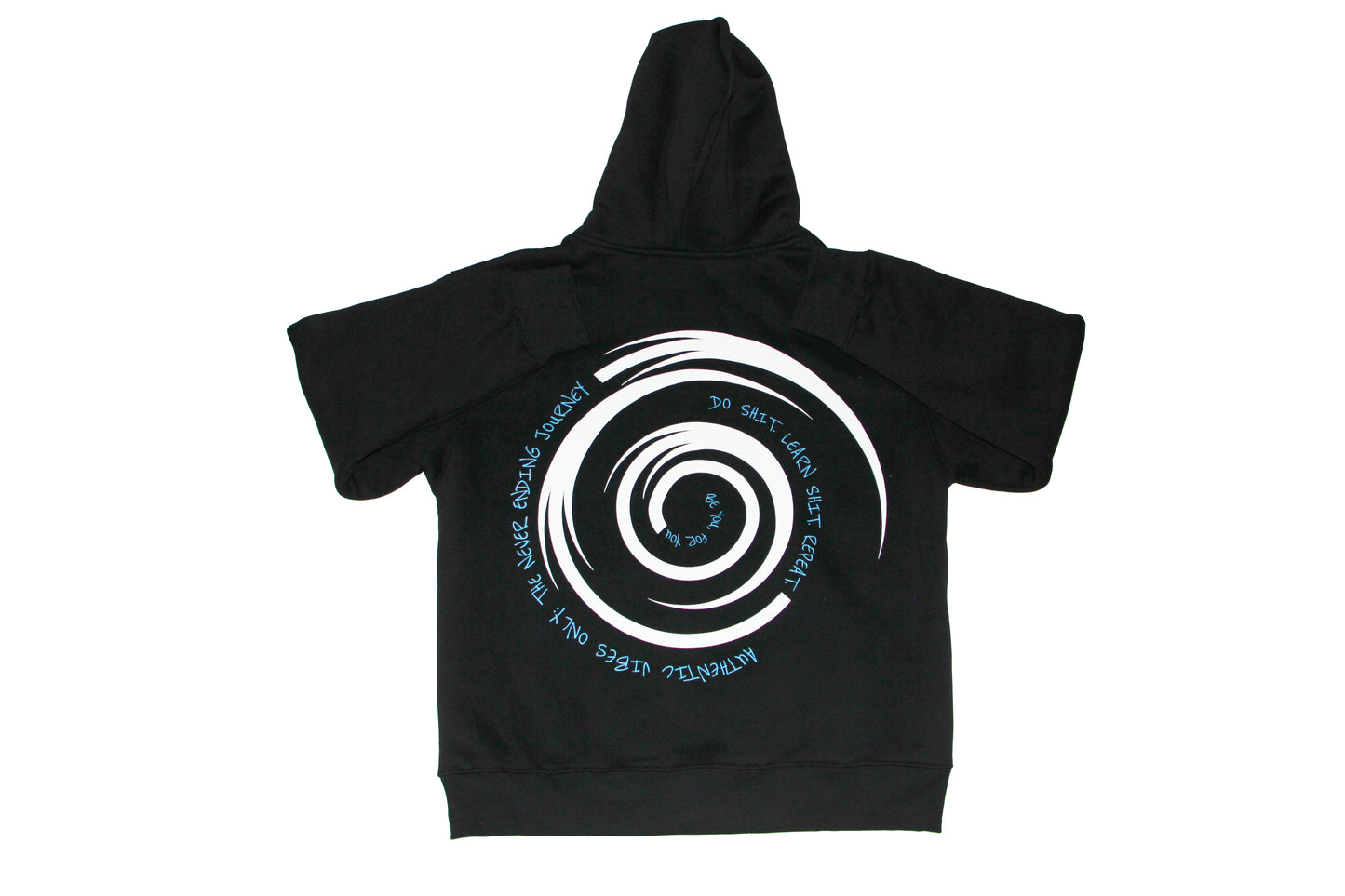 A.V.O Journey Hoodie Black & Baby Blue