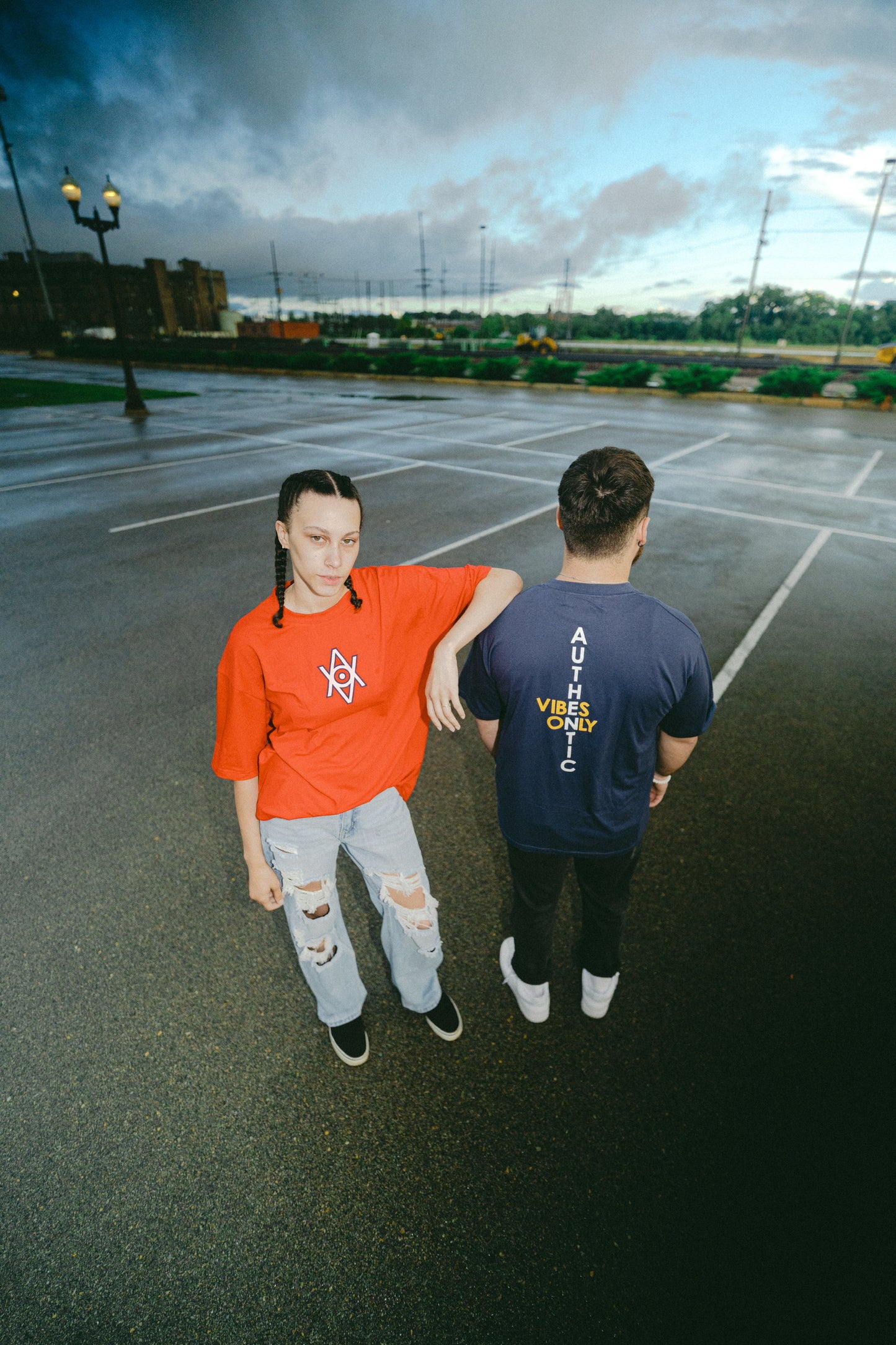 Alt. Logo Tee (Red/Navy)