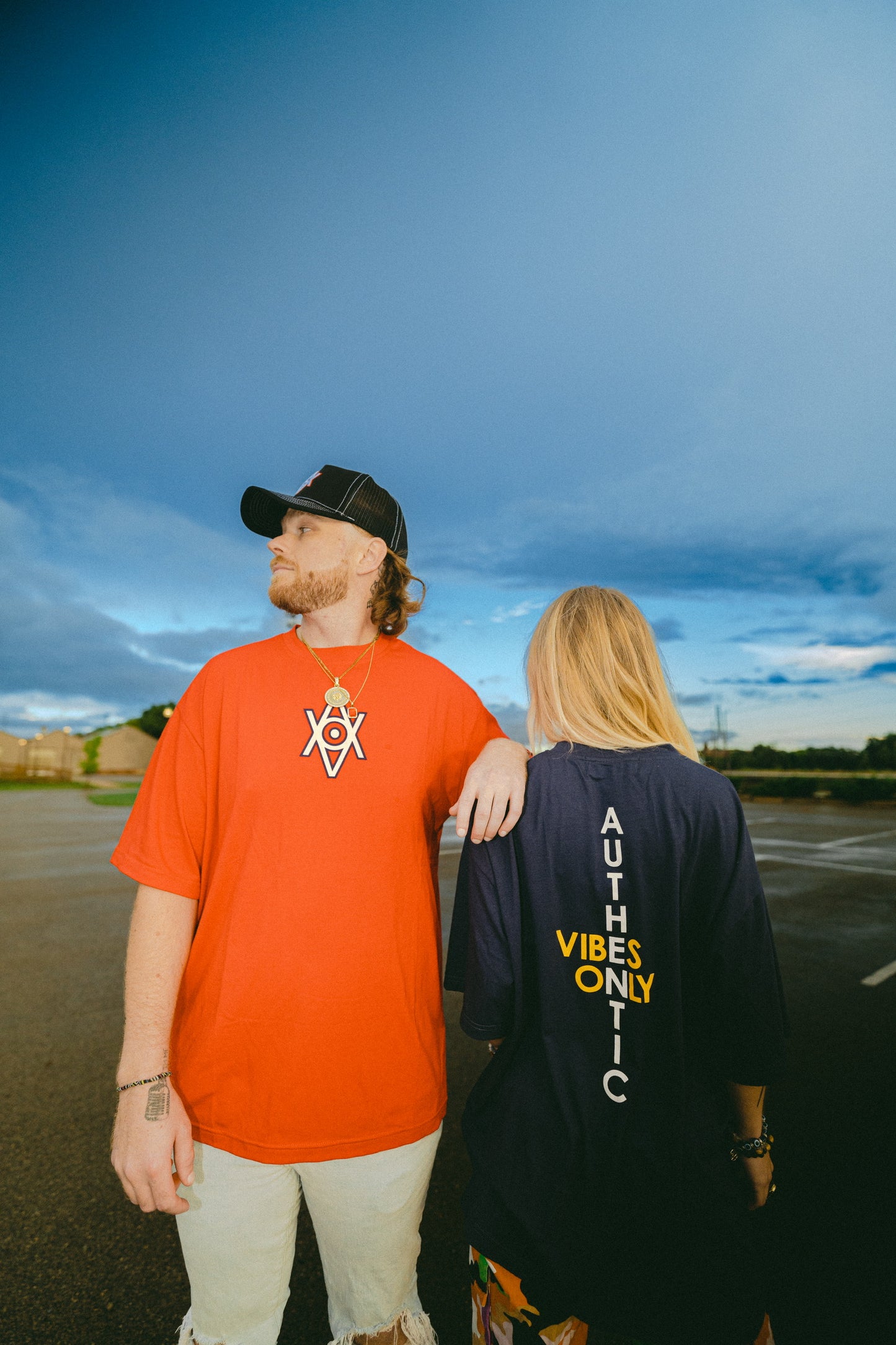 Alt. Logo Tee (Red/Navy)