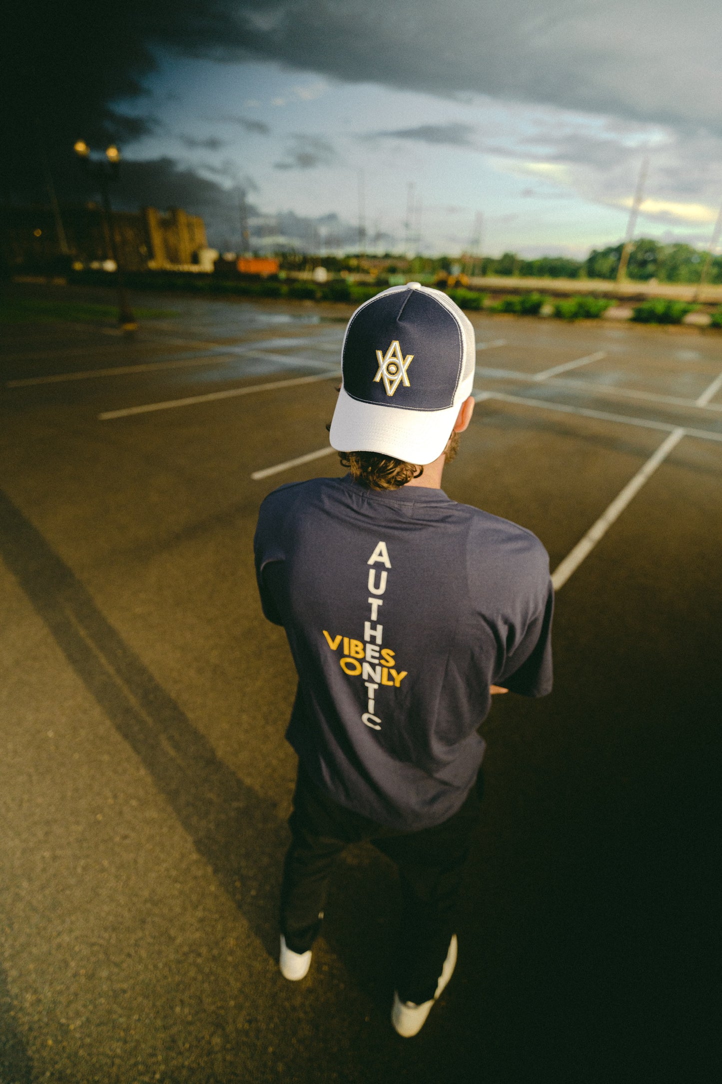 Alt. Logo Trucker (Navy/Yellow)