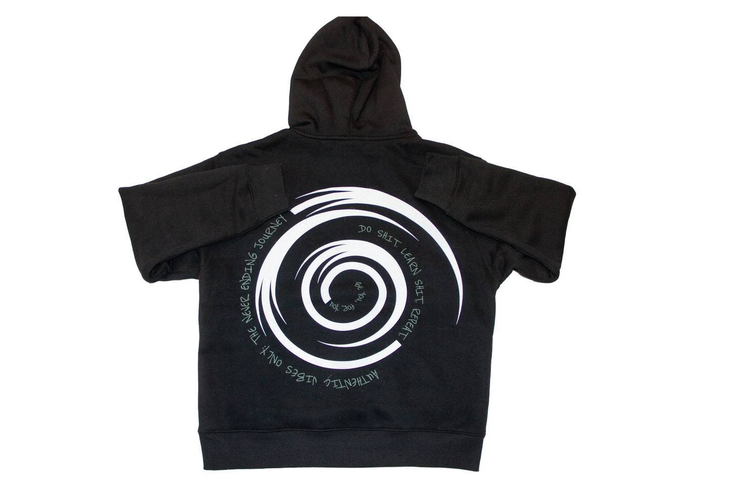 A.V.O Journey Hoodie Black & Sage Green