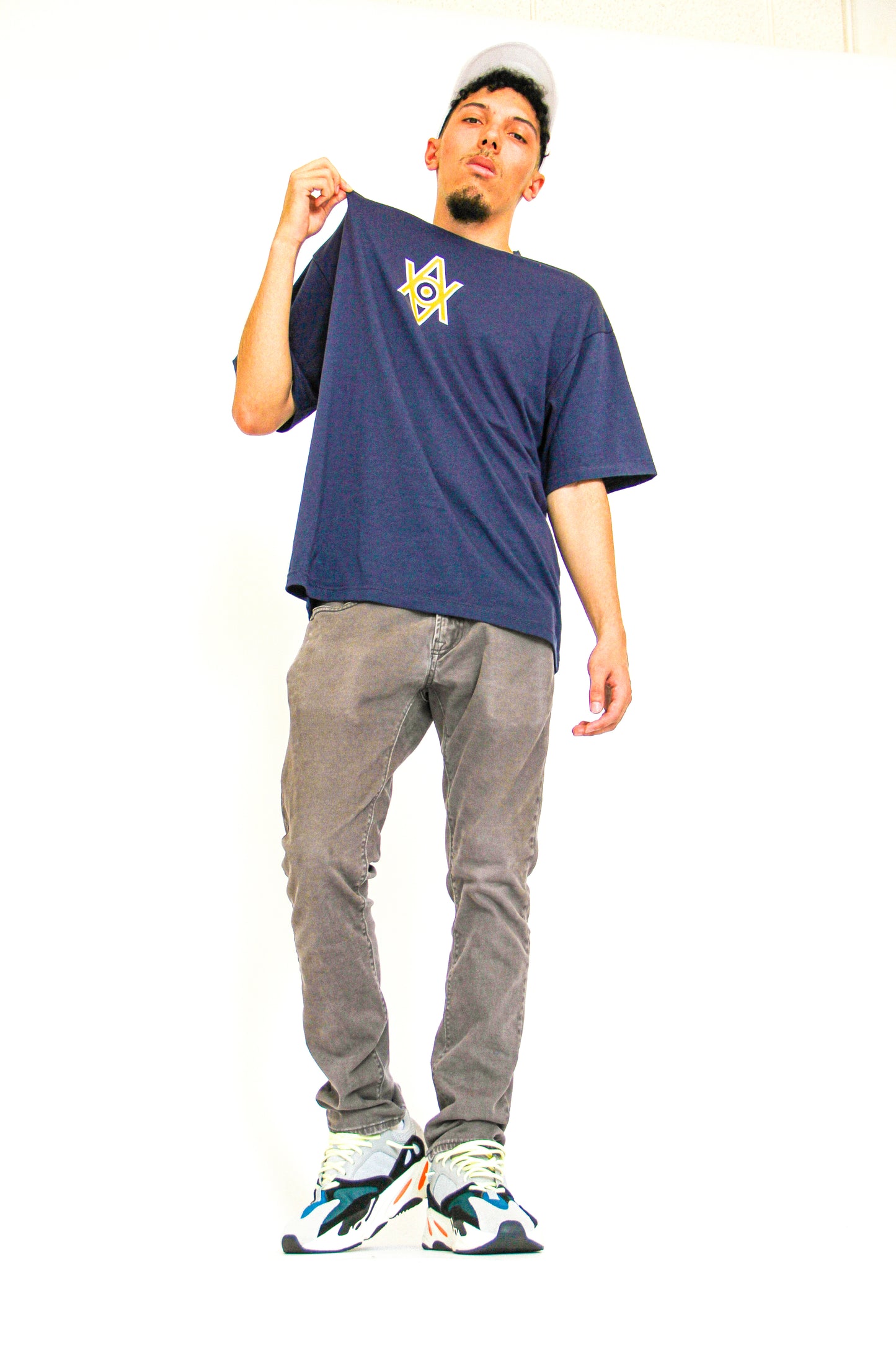 Alt. Logo Tee (Navy/Yellow)