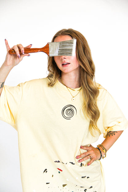 Paint Your Own Reality Tee (Tan)