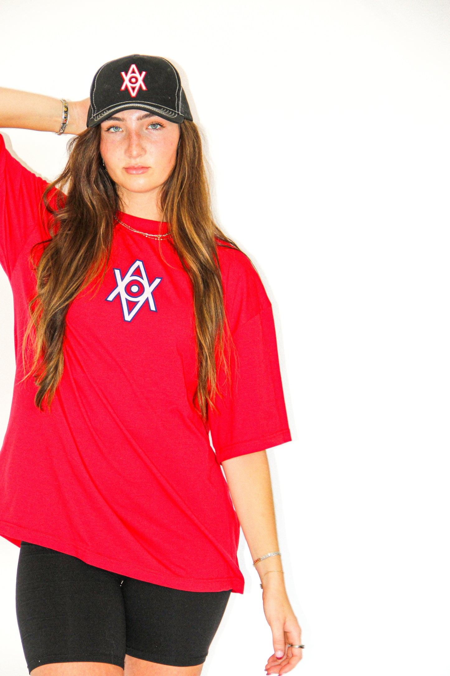 Alt. Logo Tee (Red/Navy)