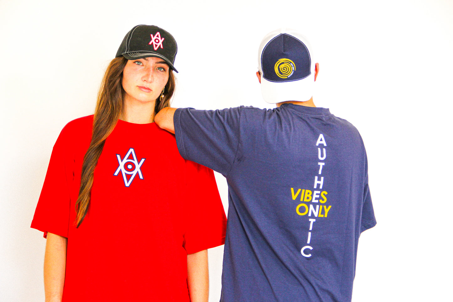 Alt. Logo Tee (Red/Navy)