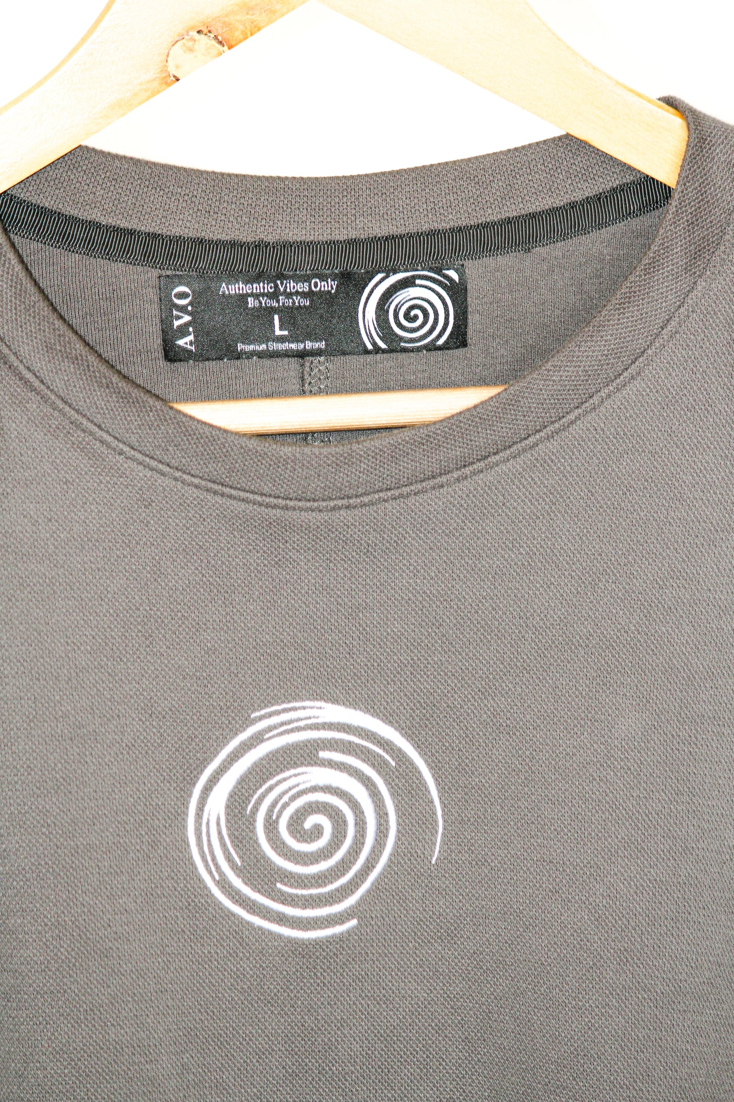 Spiral Prosperity Tee (Charcoal)