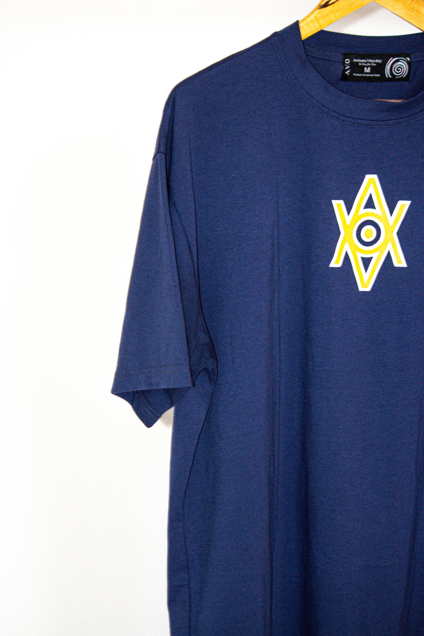 Alt. Logo Tee (Navy/Yellow)