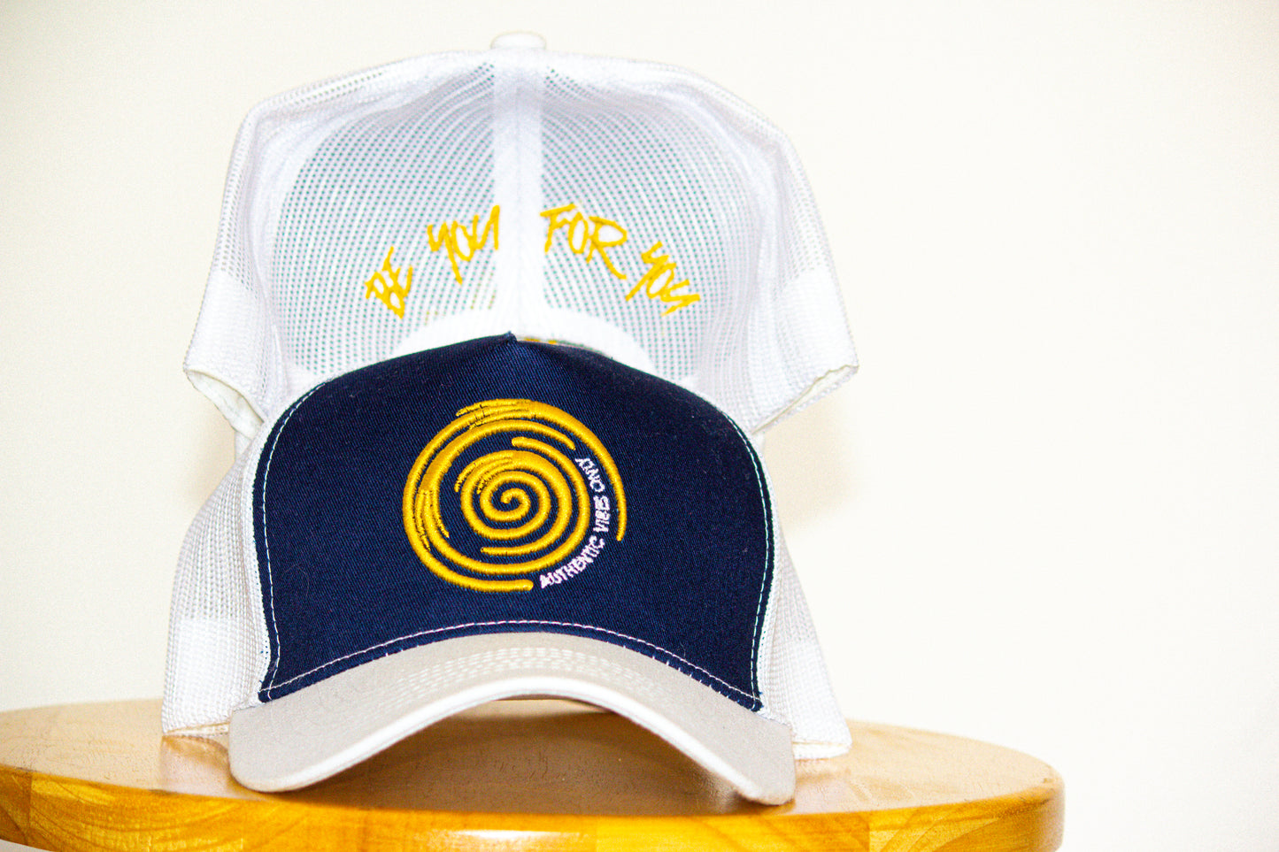 Spiral Trucker (Navy/Yellow)