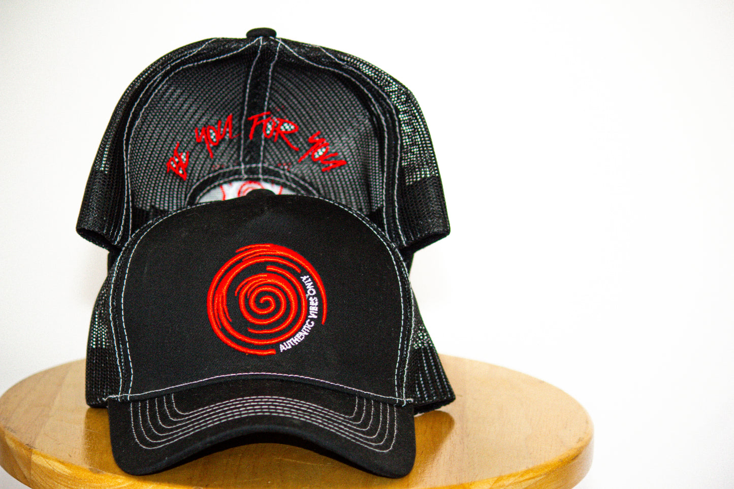 Spiral Trucker (Black/Red)