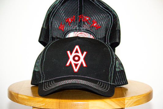 Alt. Logo Trucker (Black/Red)