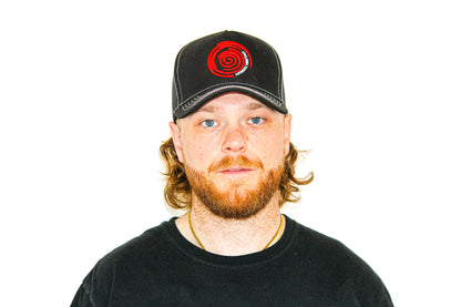 Spiral Trucker (Black/Red)