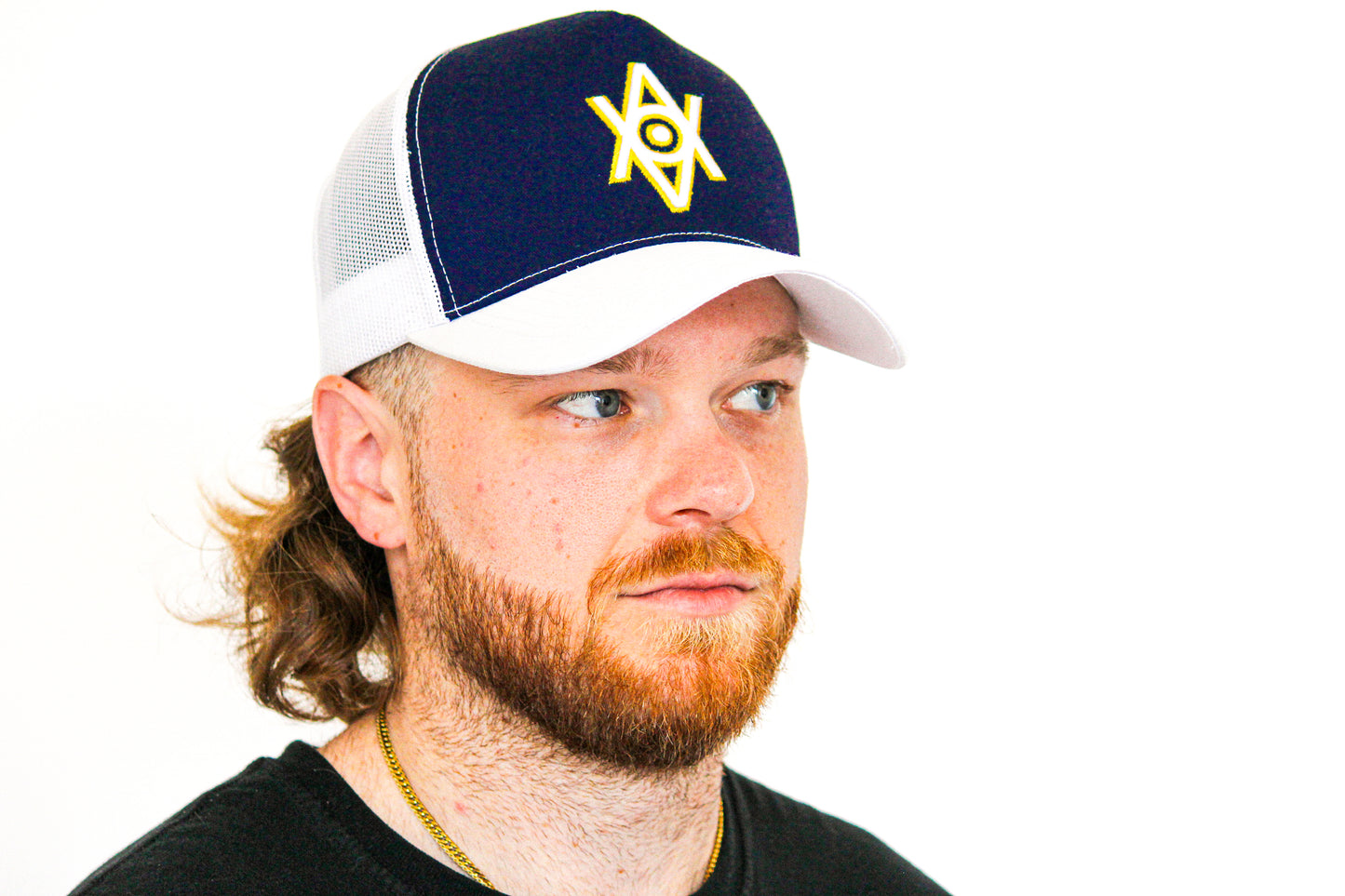 Alt. Logo Trucker (Navy/Yellow)