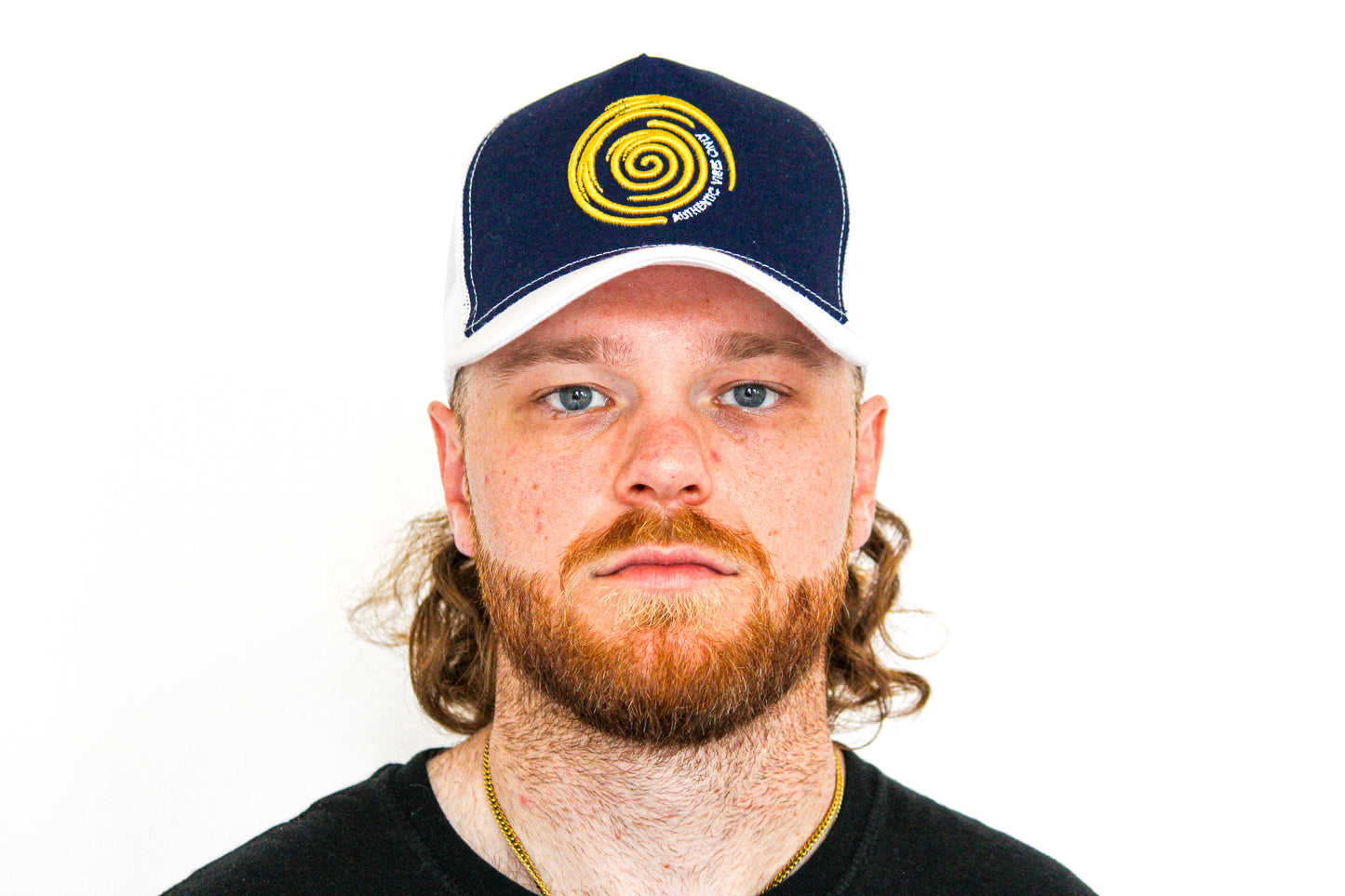 Spiral Trucker (Navy/Yellow)