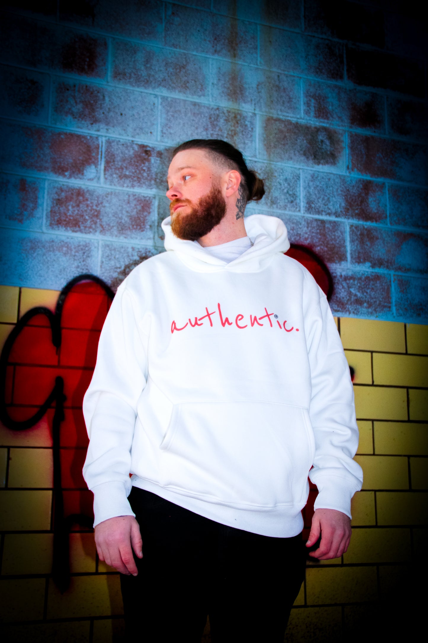 A.V.O Journey Hoodie White & Red