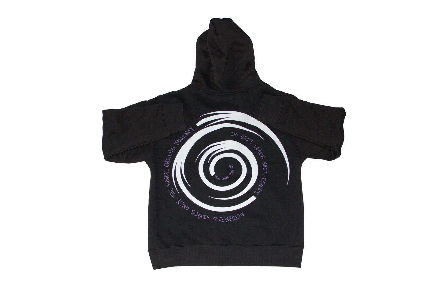 A.V.O Journey Hoodie Black & Amethyst