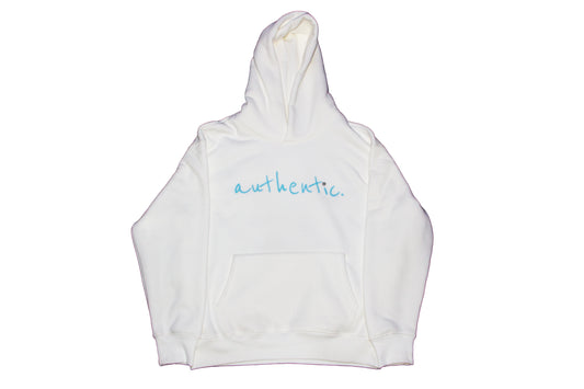 A.V.O Journey Hoodie White & Baby Blue