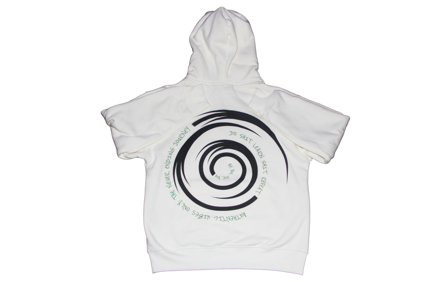 A.V.O Journey Hoodie White & Sage Green