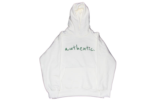 A.V.O Journey Hoodie White & Sage Green